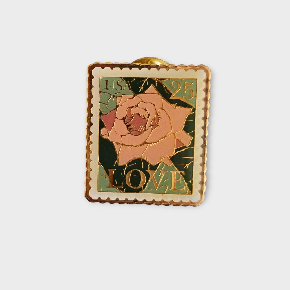 Vintage USPS Love Stamp Pin